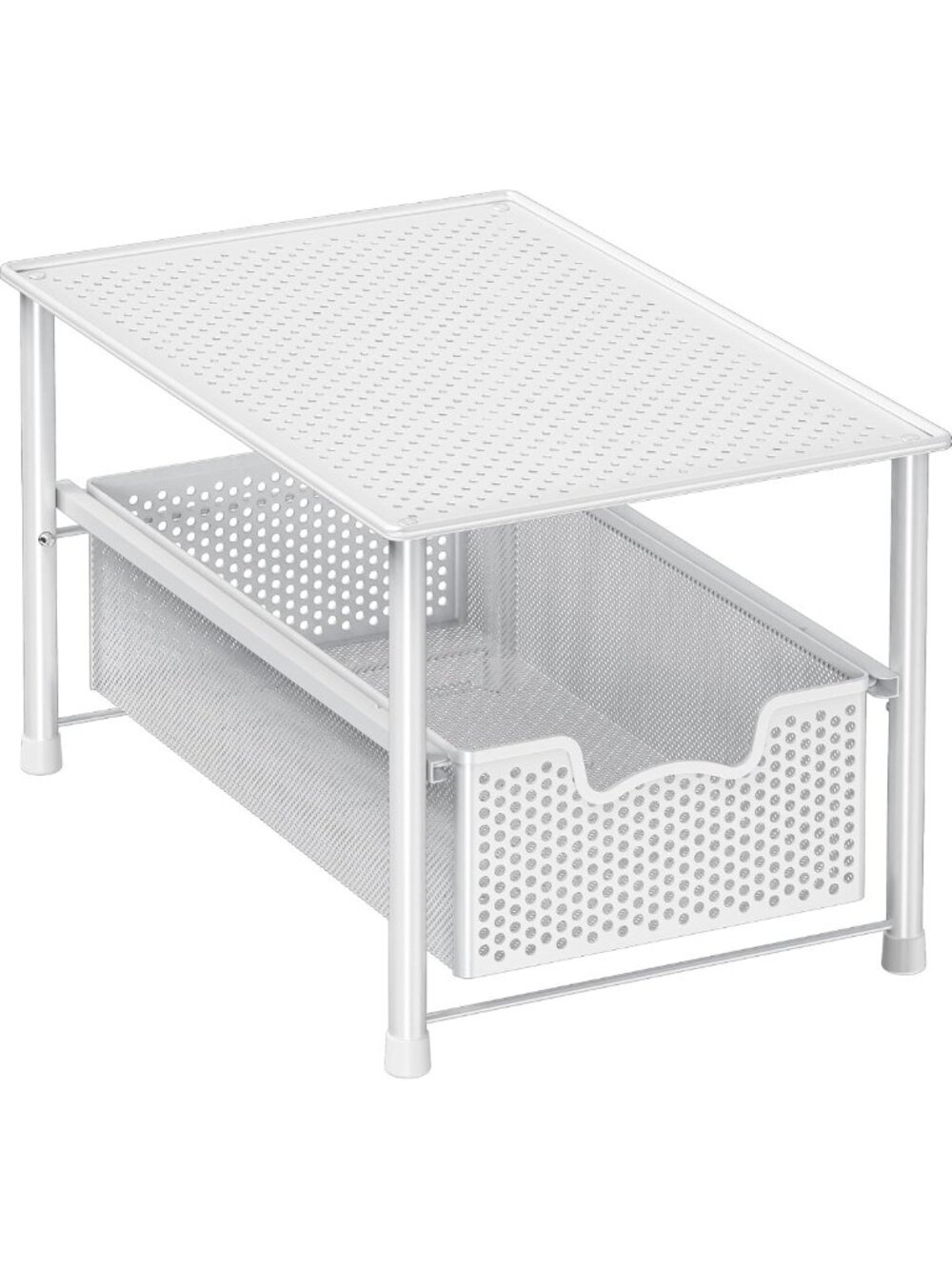 Stackable Under Sink Sliding Basket Drawer - Space-Saving Storage Solution